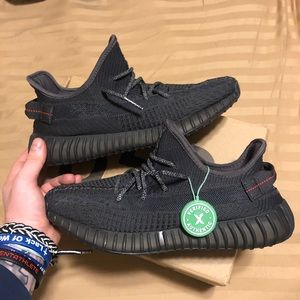 Yeezy 350 Black Non Reflective